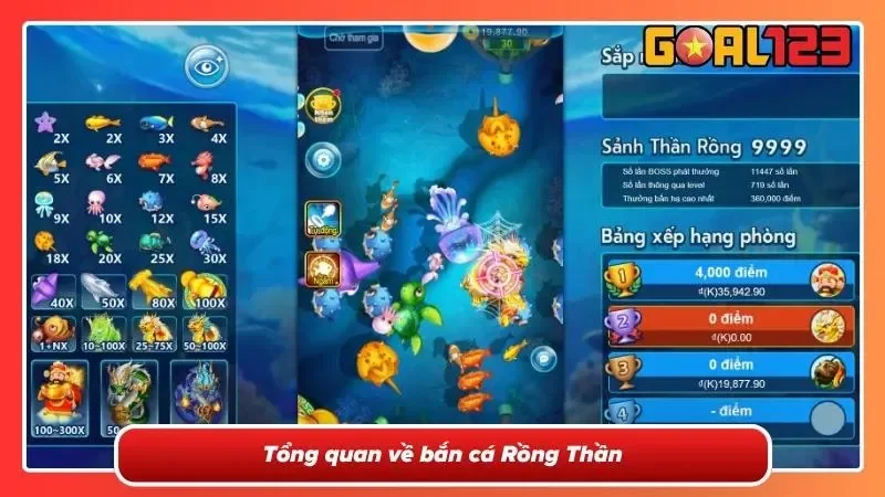 Bắn Cá Rồng Thần GOAL123 Khám Phá Siêu Phẩm Ăn Khách Nhất 2026 1 Khám phá siêu phẩm bắn cá Rồng Thần từ a đến z