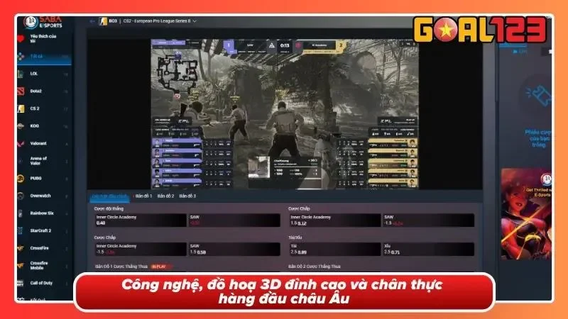 Thể Thao Ảo Tại GOAL123 - Thiên Đường Chân Mệnh Của Siêu Tốc 2 Sự kết hợp giữa công nghệ và lối chơi châu Âu