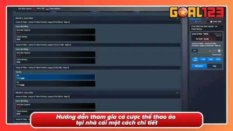 Thể Thao Ảo Tại GOAL123 - Thiên Đường Chân Mệnh Của Siêu Tốc 6 Chi tiết cách tham gia dành cho người mới