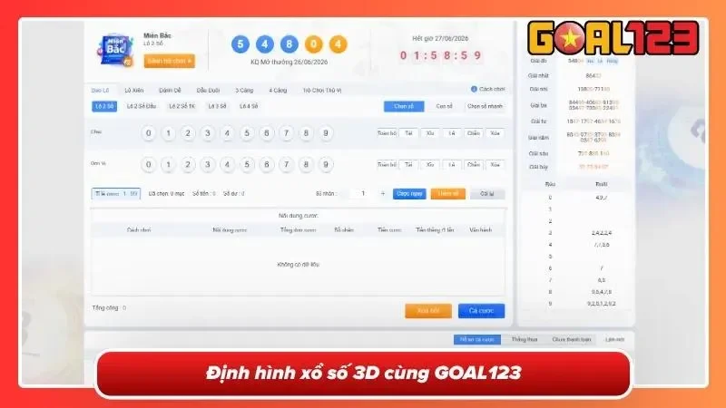 Xổ Số 3D GOAL123 – Dự Thưởng Điện Toán Hút Tệp Gu Hiện Đại 1 Xổ số 3D - Dự thưởng điện toán ba chữ số đơn giản