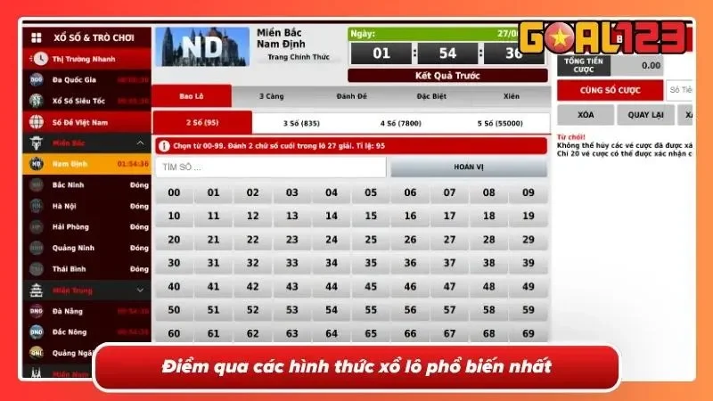 Xổ Số Việt Nam GOAL123 - Cùng Nhà Cái Trải Nghiệm Dự Thưởng 2 Mỗi hình thức đều được công khai kết quả rõ ràng